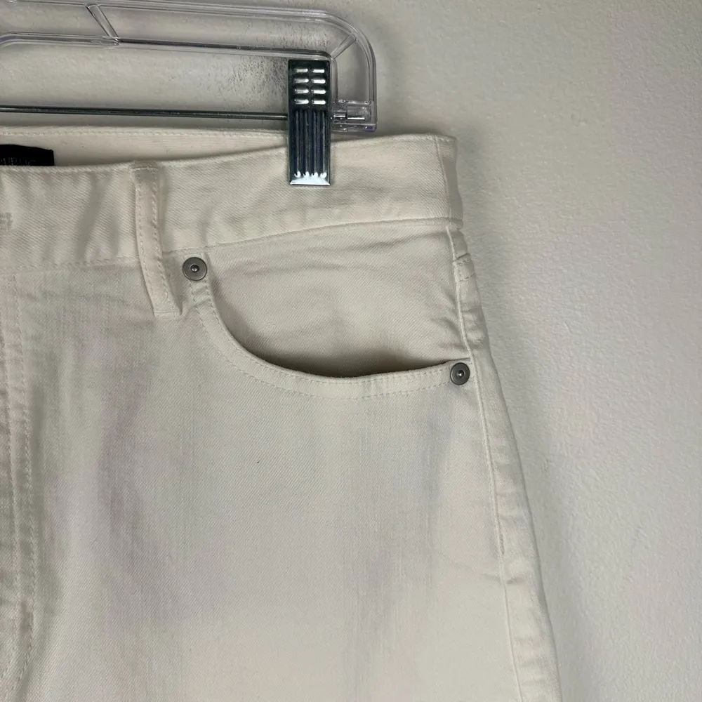 Banana Republic Denim High Rise White Mini Skirt Women’s Sz 8 - Image 5