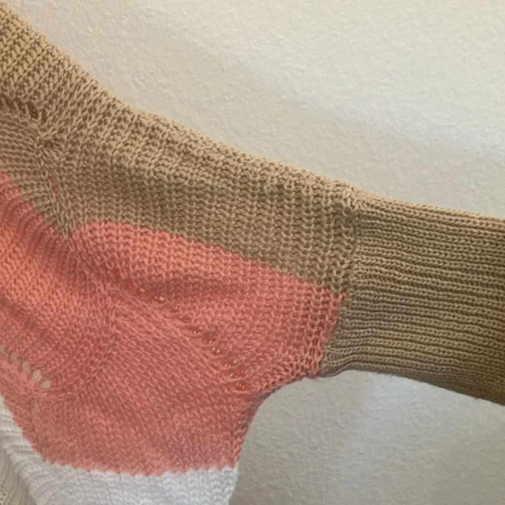 FINAL MARKDOWN Main strip caftan style sweater m/l - Image 2