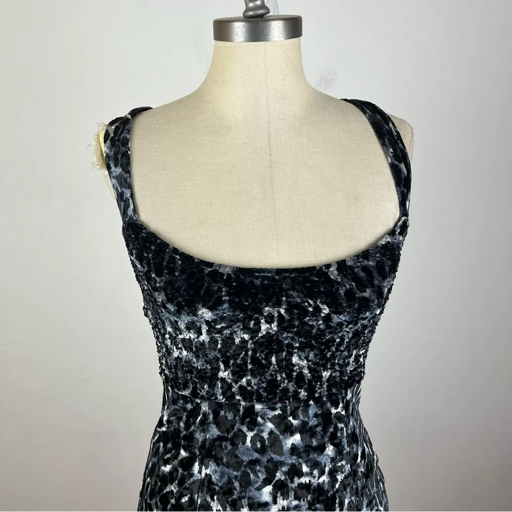 Free People Virgo Moon Velvet Mini Dress - Image 4