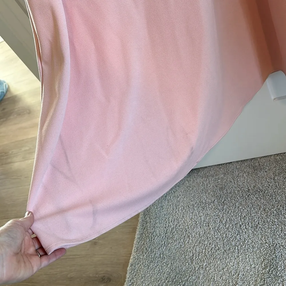 Charles Henry XL Square Neck Maxi Formal Dress Pastel Pink Minimalist HOCO Event - Image 3