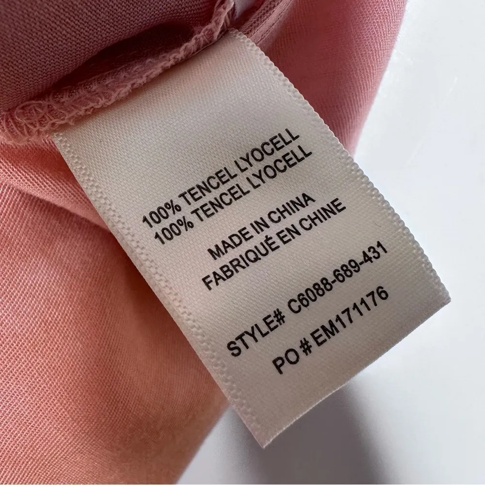 Cloth & Stone Anthropologie Day Tripper Peachy Pink Tie Dye Cropped Jumpsuit S - Image 11