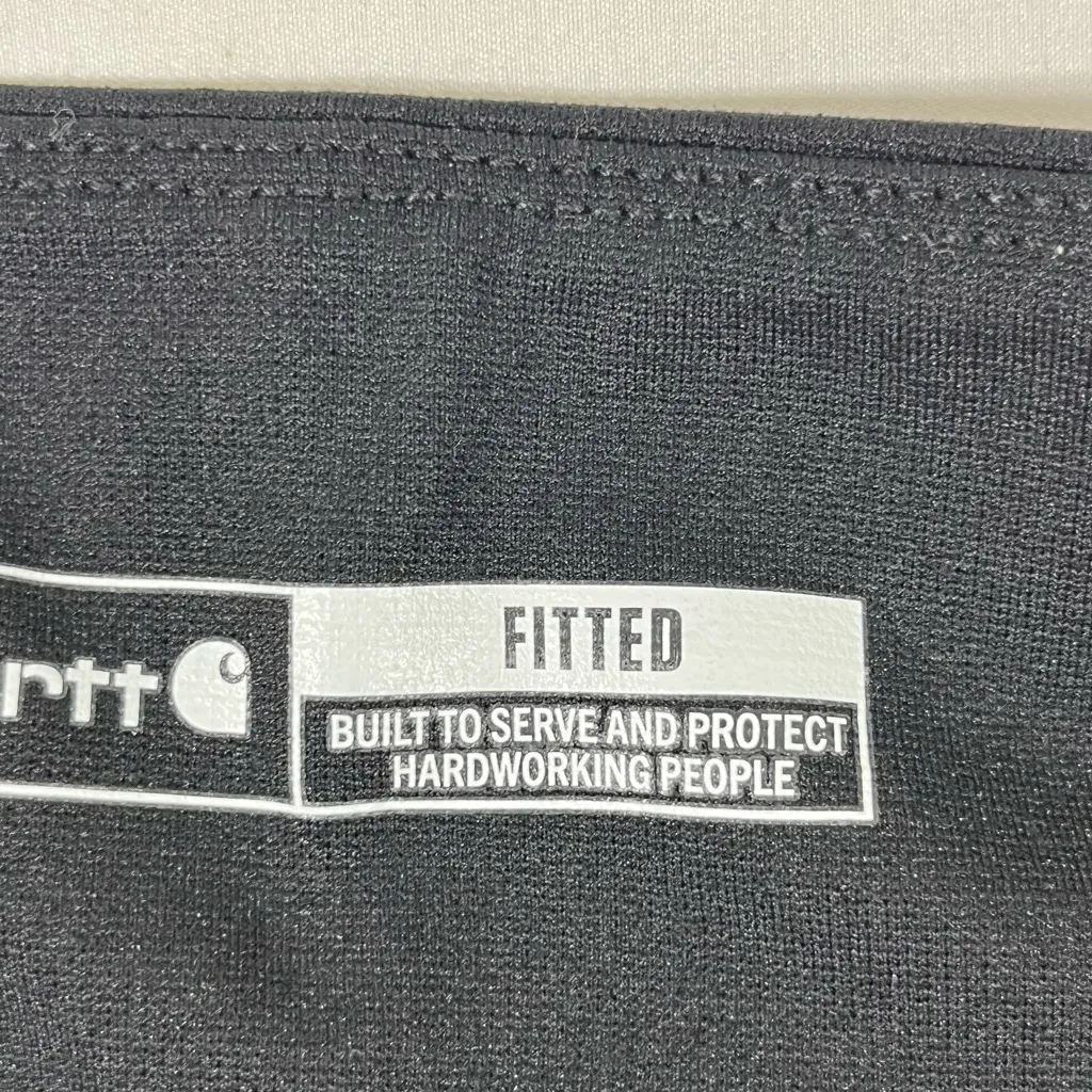 CARHARTT FITTED WORKWEAR CAPRI LEGGINGS HEAVYWEIGHT WOMEN SZ L BLACK‎ NEW A66 - Image 4