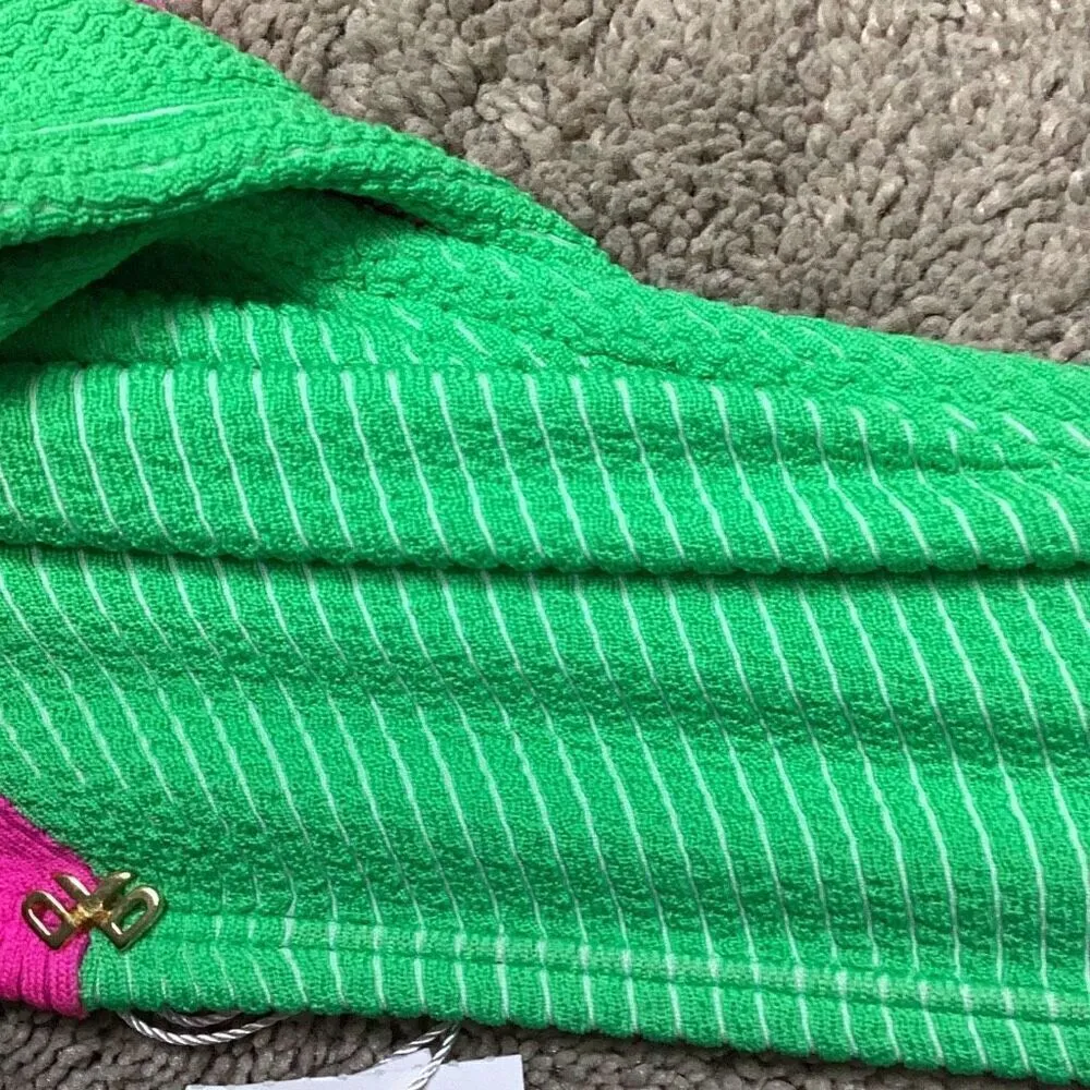 New. Pilyq two toned teeny bikini set. Small. Retails $168 - Image 9