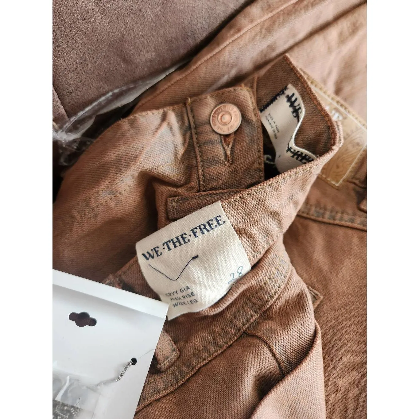 Free People We The Free CRVY Gia Wide-Leg Jeans Size 28. B19 - Image 5