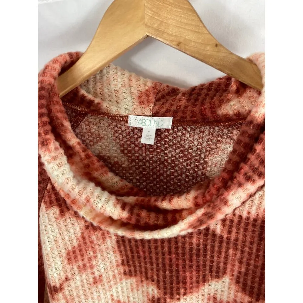 NWOT Abound Tie Dye cowl Neck long top XS - Image 2