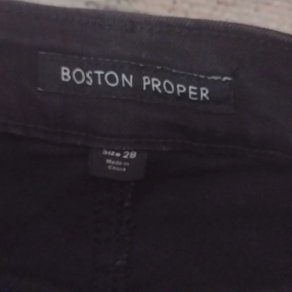 Boston proper black slim ankle jeans size 28 - Image 3