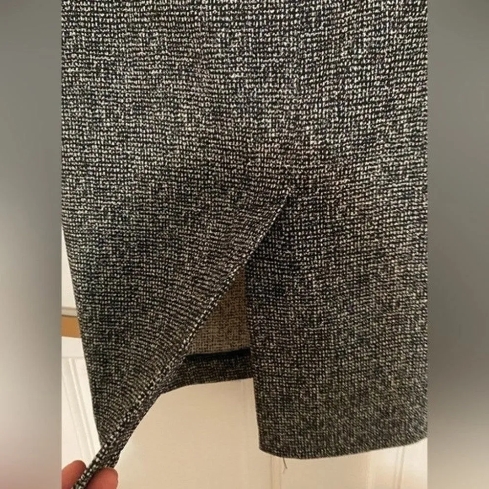 Tweed Black and white pencil skirt - Image 3