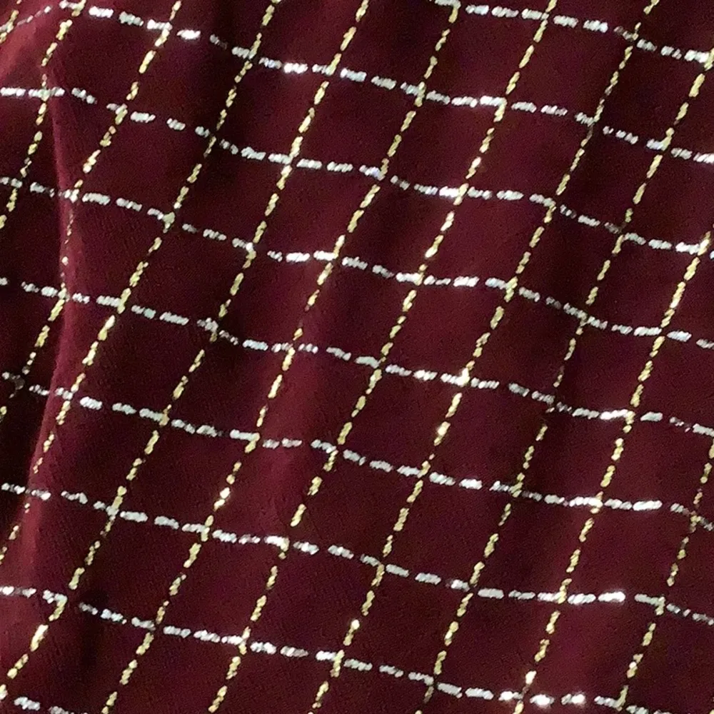 Zuliana Size S/M Strapless Sparkling Lettuce Trim Dress. Made in USA. New - Image 4