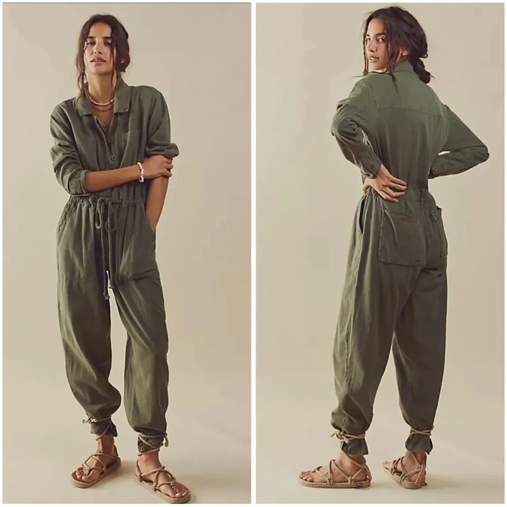Free People Quinn Coveralls Jumpsuit - Image 2