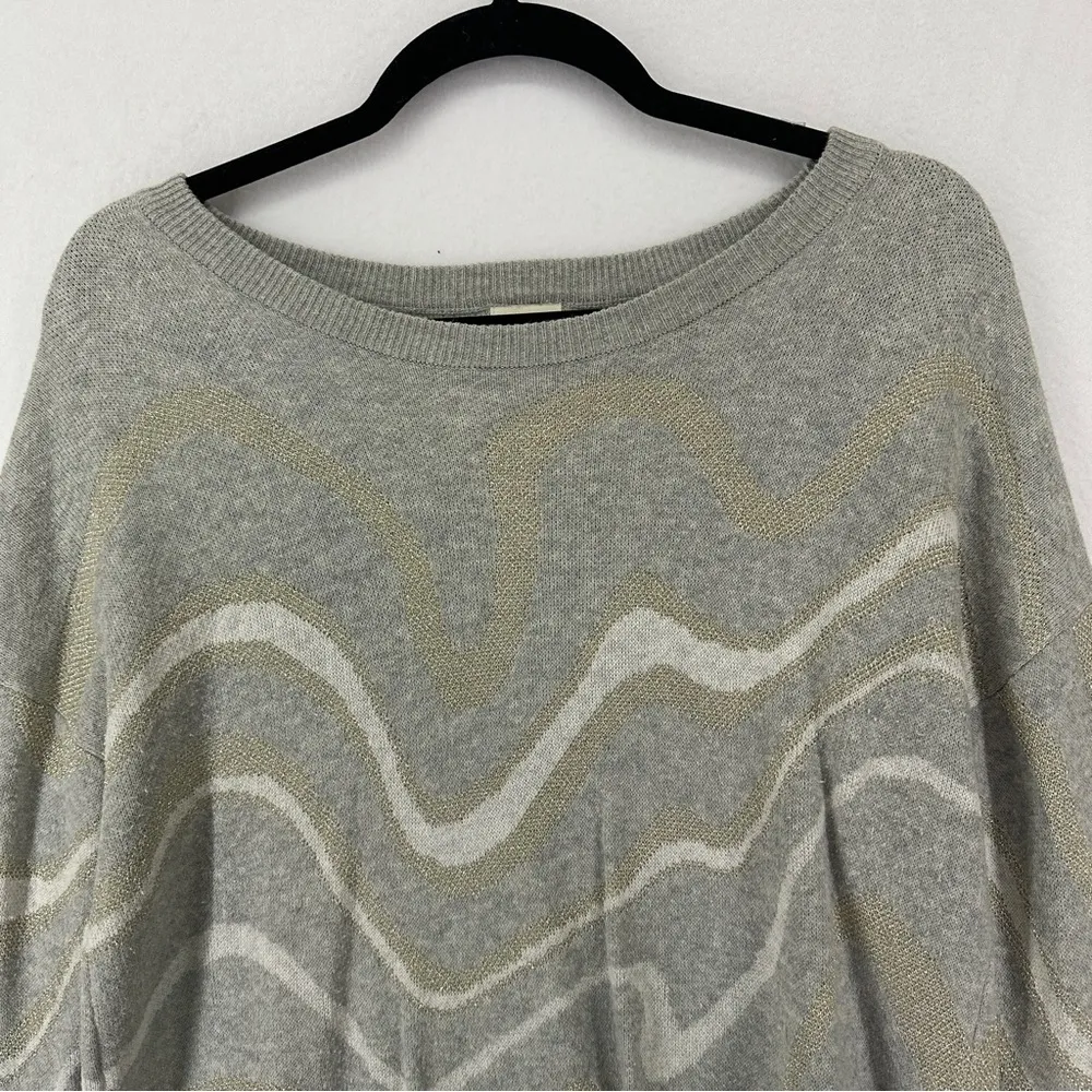 A New Day Pullover Sweater Womans Size M Gray - Image 2
