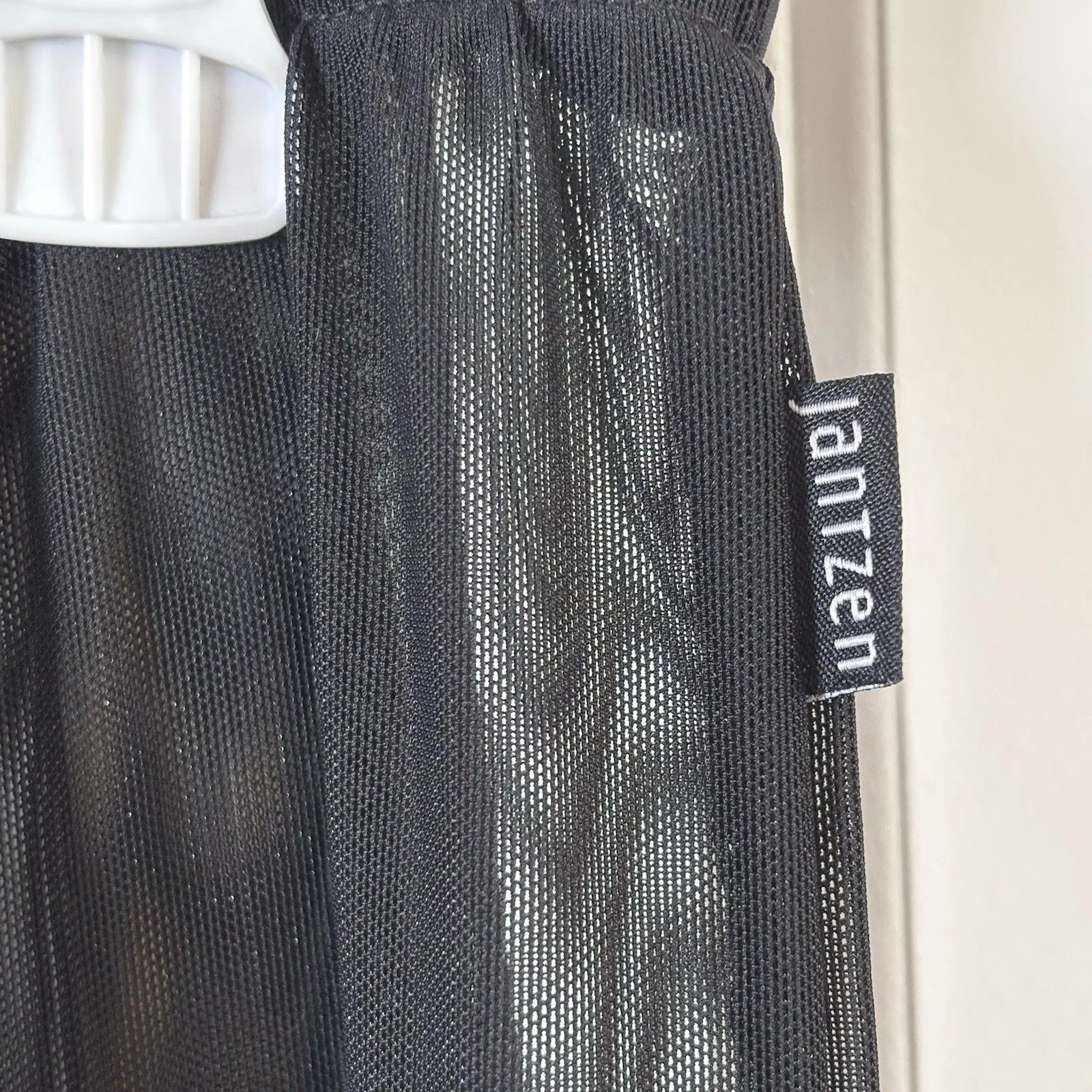 Jantzen Womens Swim Wide Leg Cover Up Pants Size M  Black High Rise Pull On - Image 2