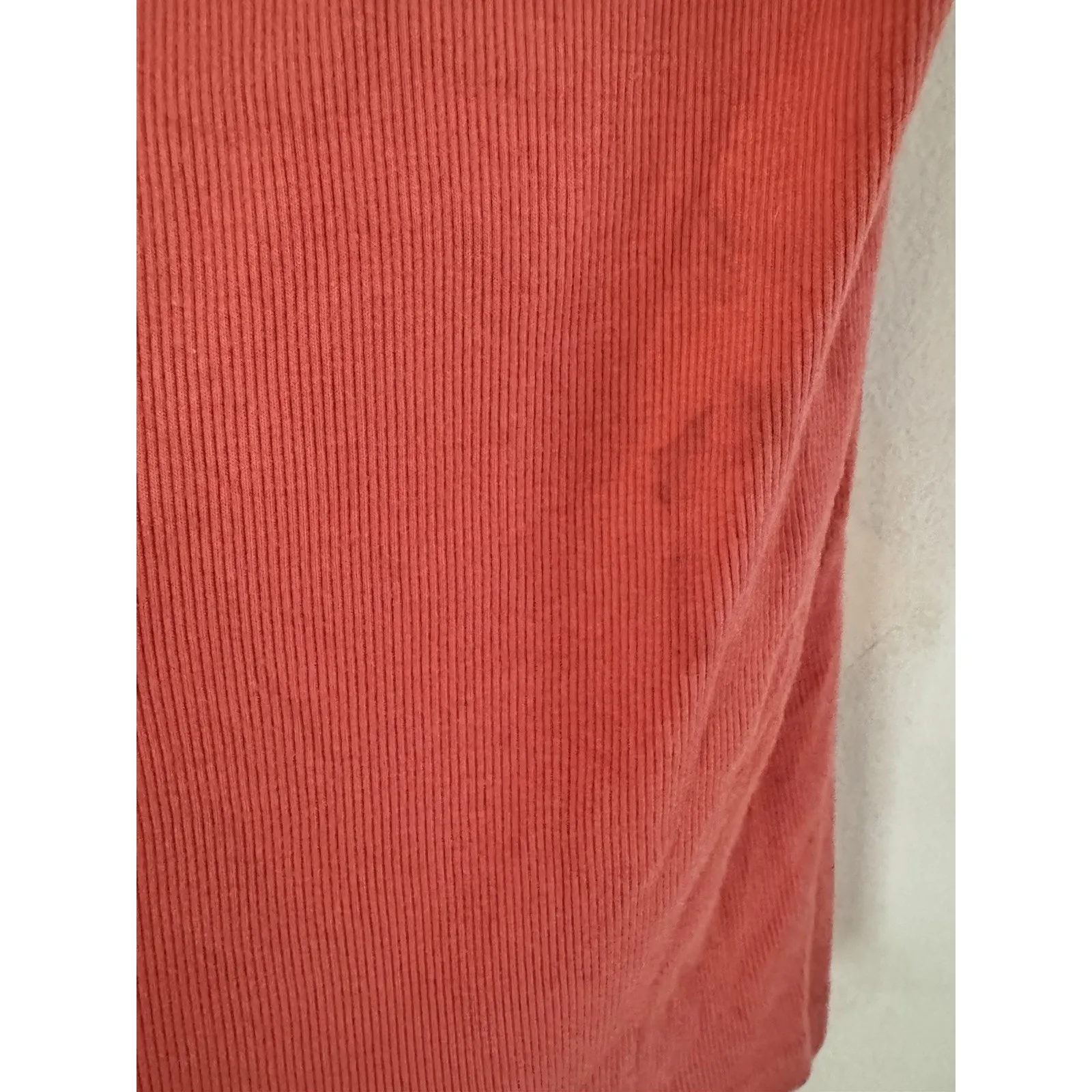 American Giant Coral Ribbed Short Sleeve Crewneck T - Image 5