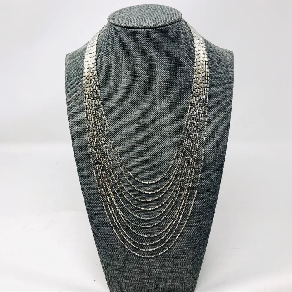 Sterling silver cleopatra necklace, made in Italy - Image 6