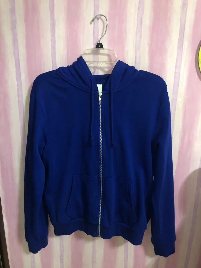 H&M blue zip up - Image 2