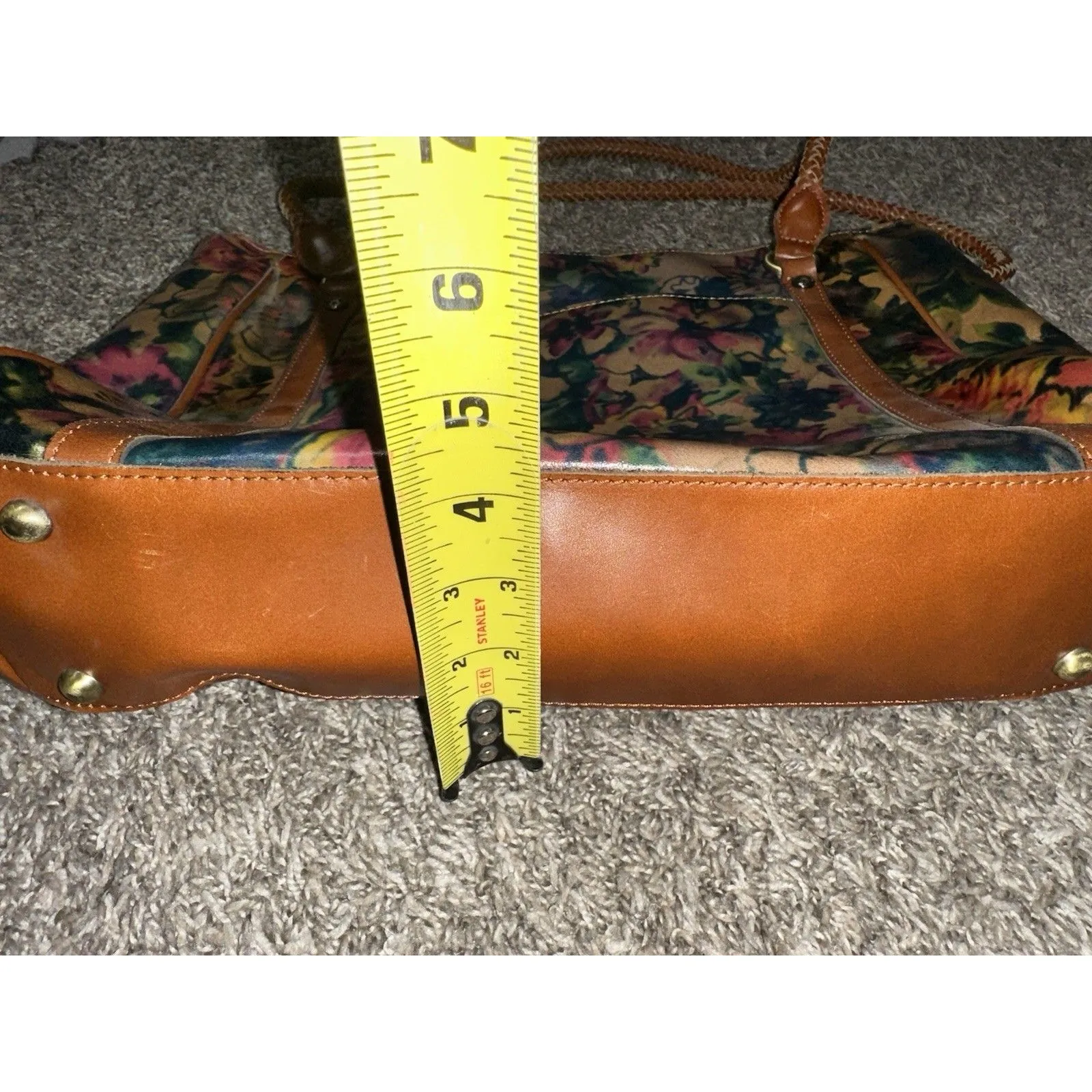 Patricia Nash Floral The Cameley leather tote and Alina in Rainforest print - Image 5