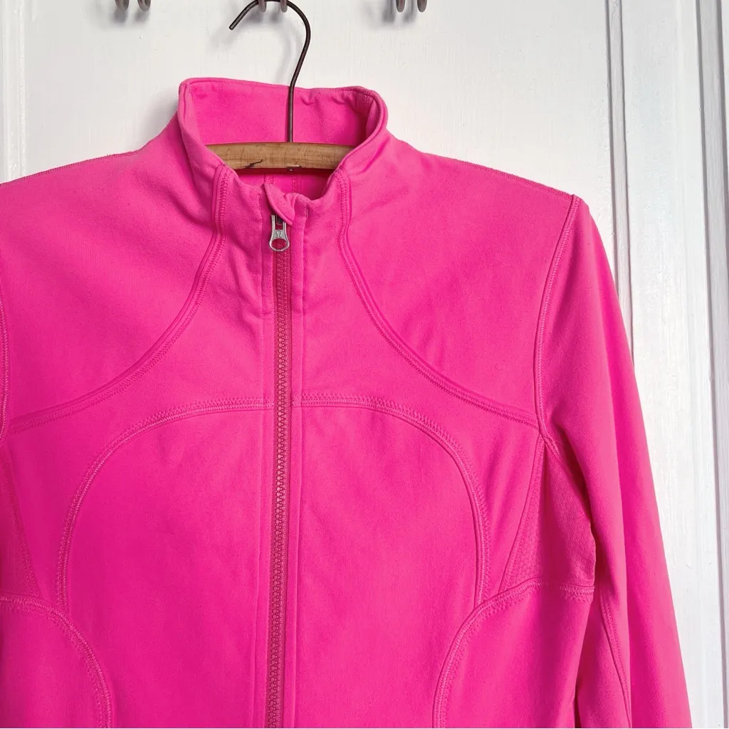 Lululemon • Forme Jacket Pinkelicious Luon hot pink zip front running workout - Image 4