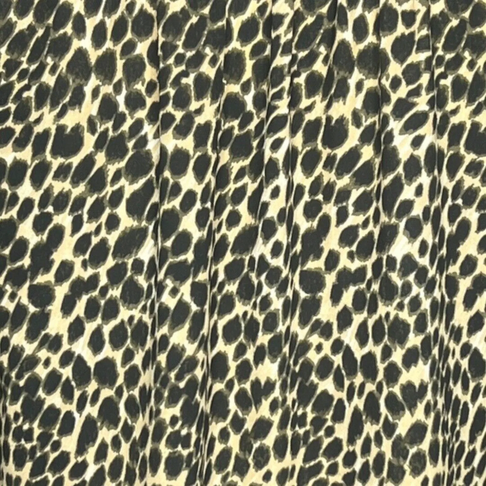 J Crew Shirt Womens XS Brown Black Cheetah Leopard Drapey Edgy Office Casual‎ - Image 7