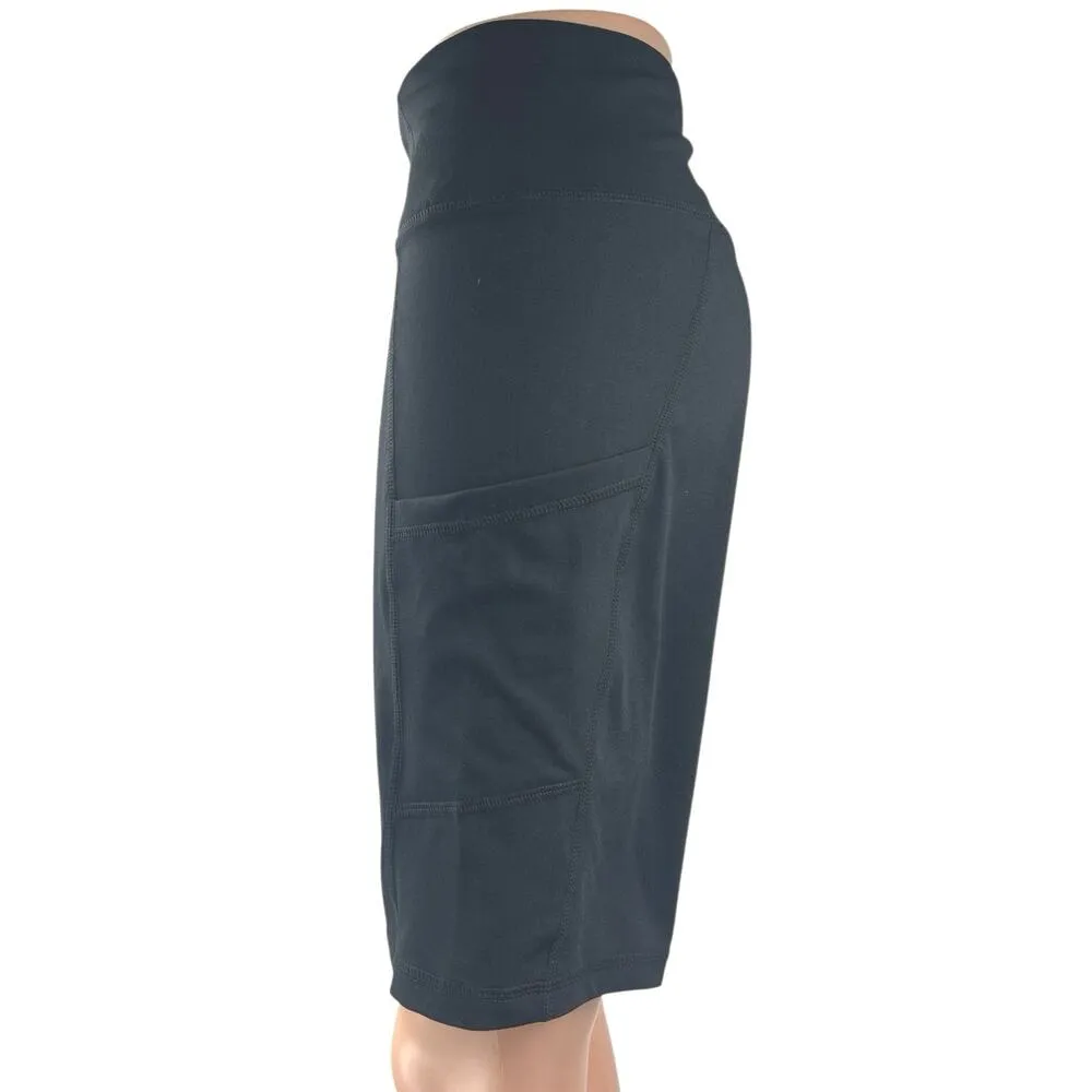 Baleaf Black High Waisted Activewear Athletic Yoga Fitness Biker Shorts Size 3XL - Image 2