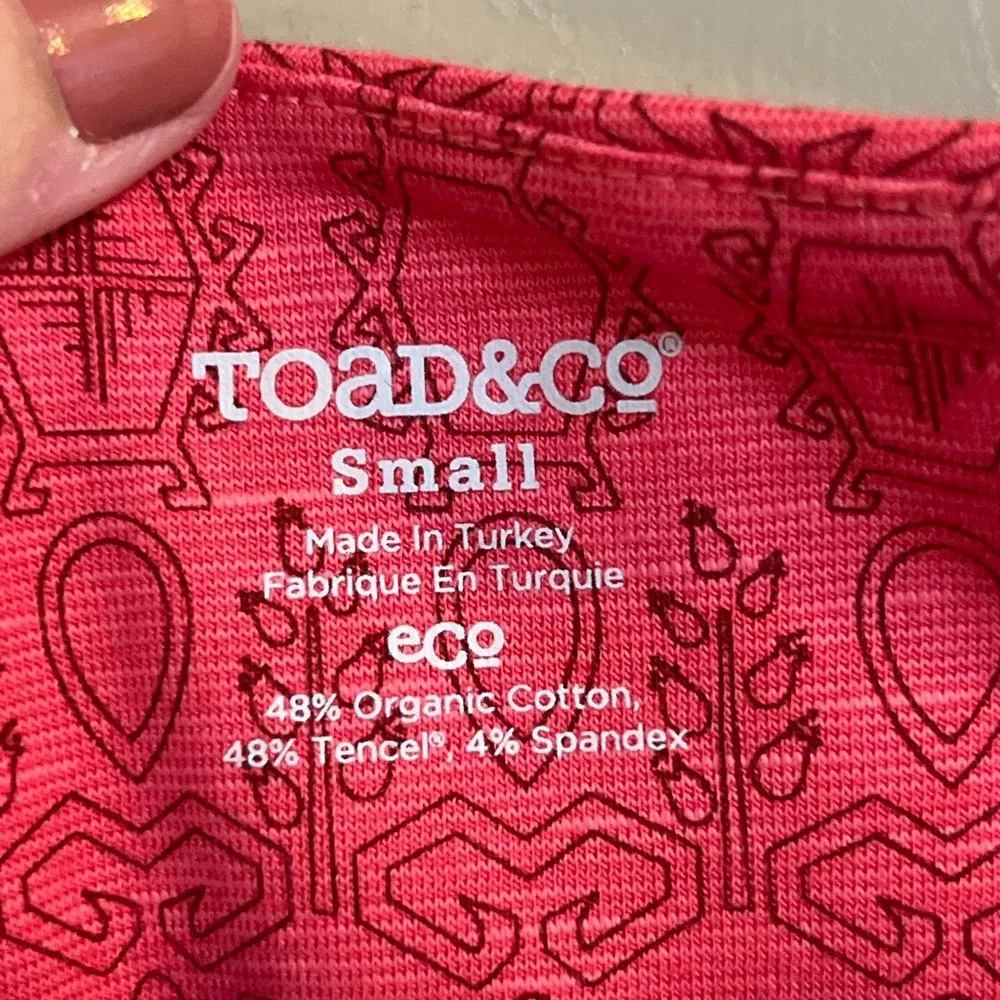 Toad&Co Rosemarie Patterned Dress Size S - Image 5