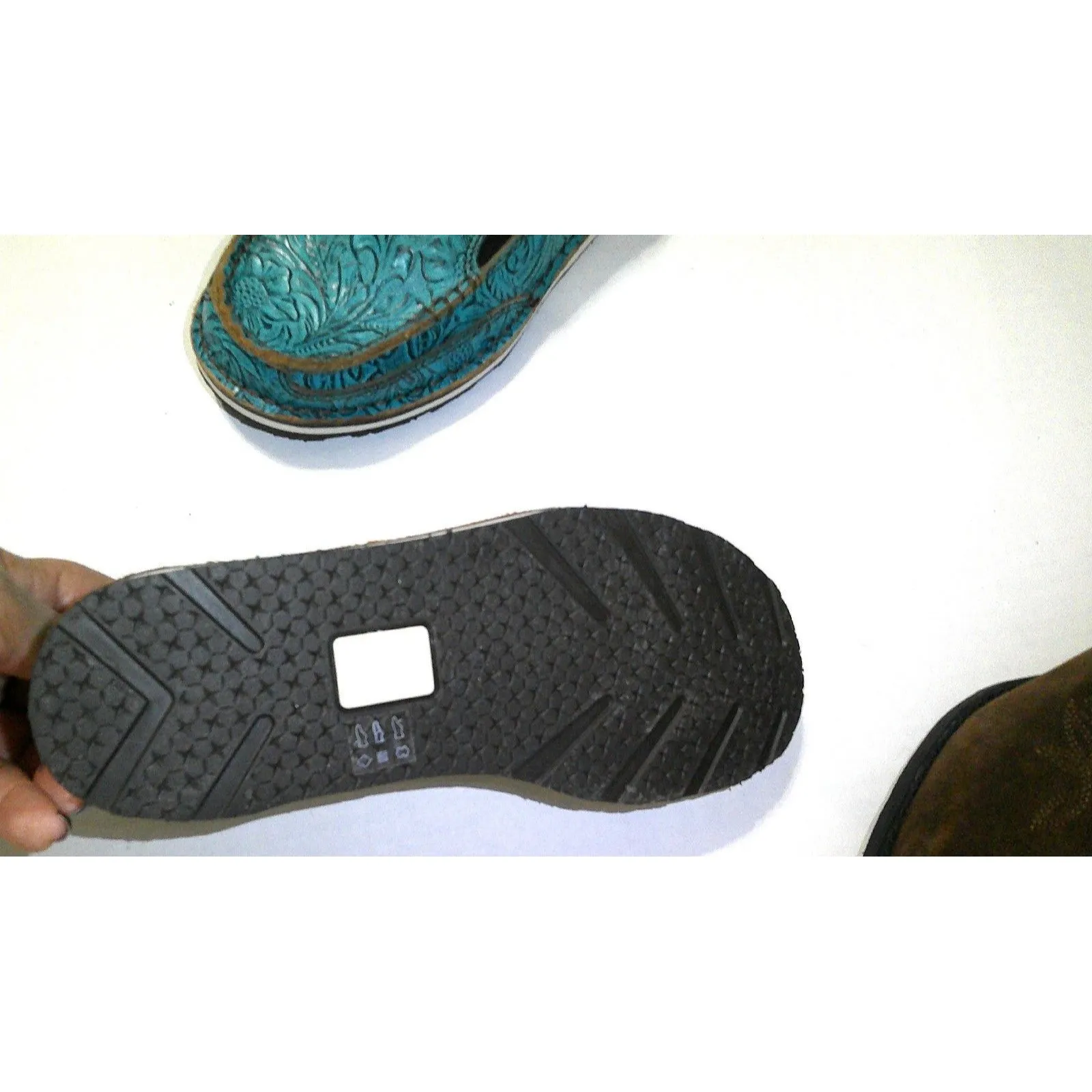 New NWT Boot Shoe Bundle Womens 5.5 Ariat Smoky Boots Western Turquoise Pink Bro - Image 8