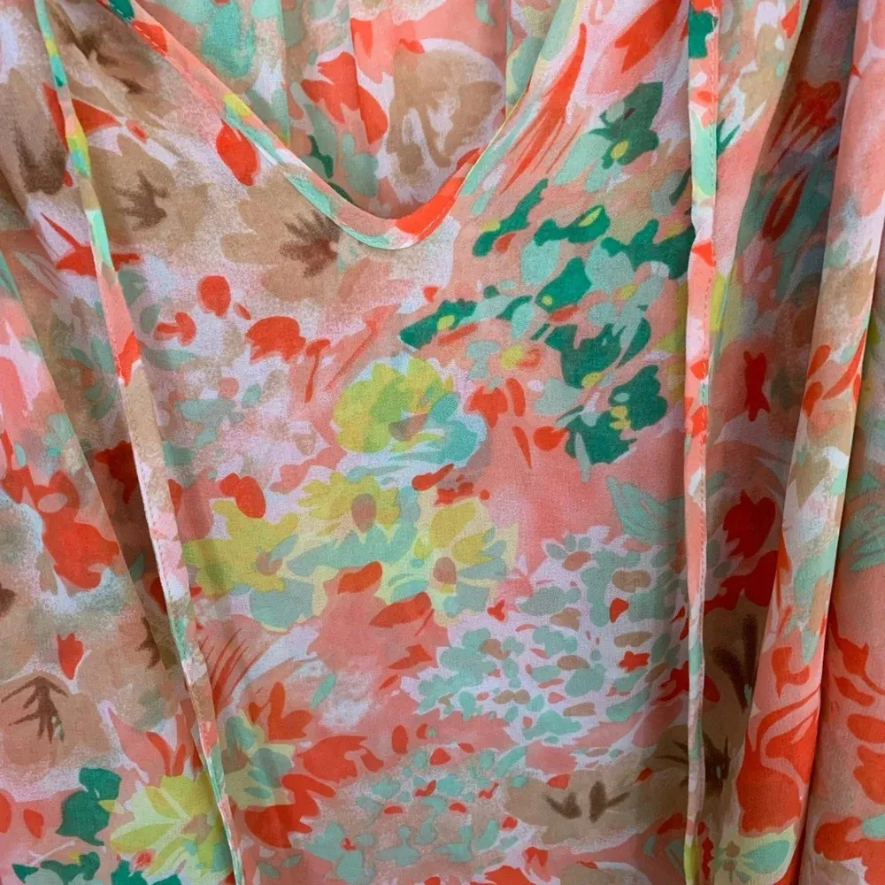 BCBG Floral Multi-Color Top - Image 4