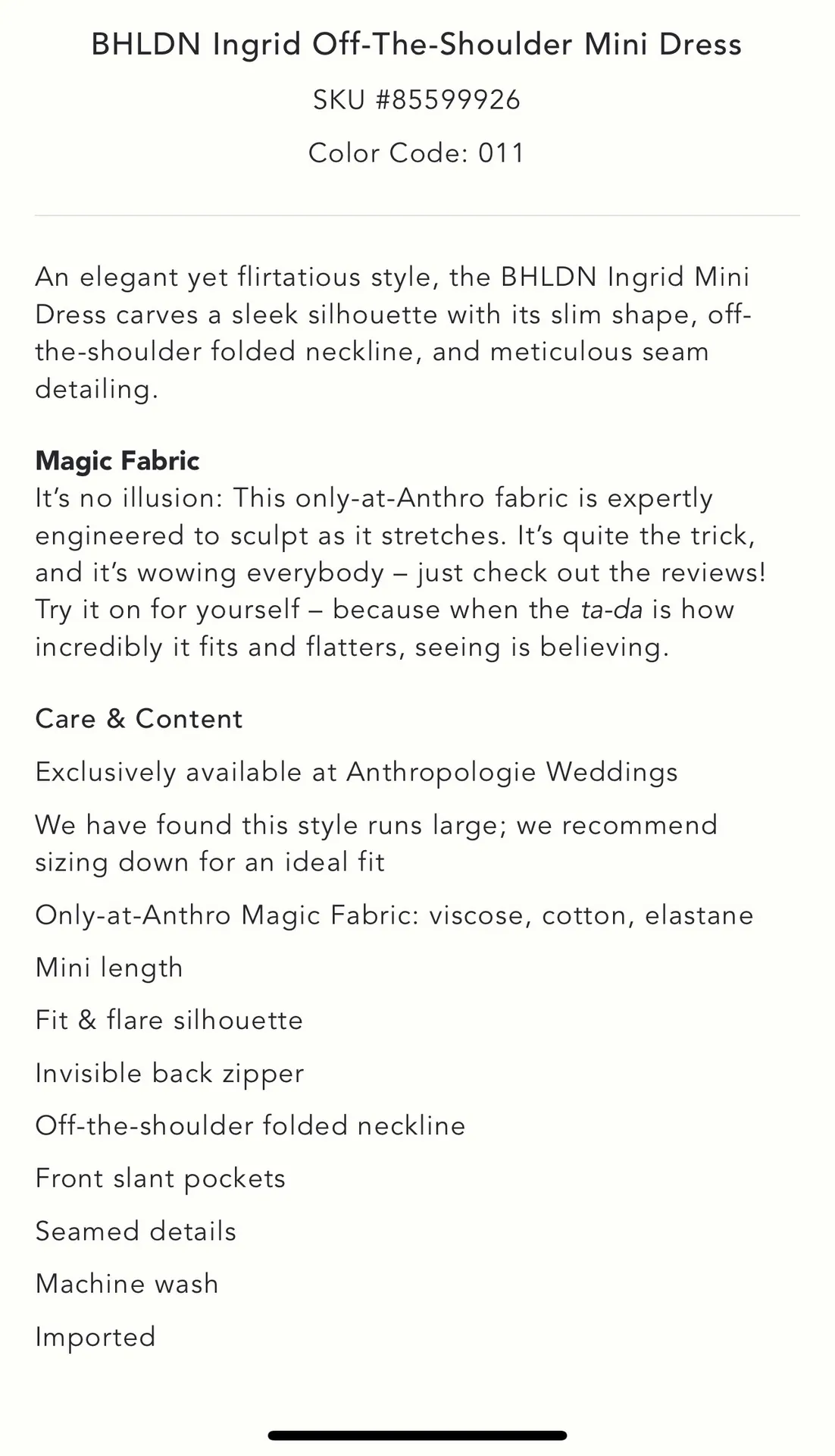 White Off The Shoulder Mini Dress - Image 3