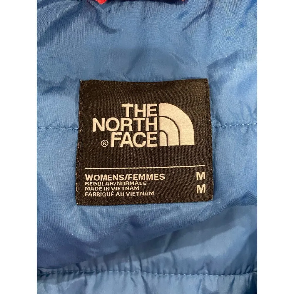 The North Face Ricas Long Sleeve Zip Up Insulated Hooded Jacket Red Women's M - Image 8
