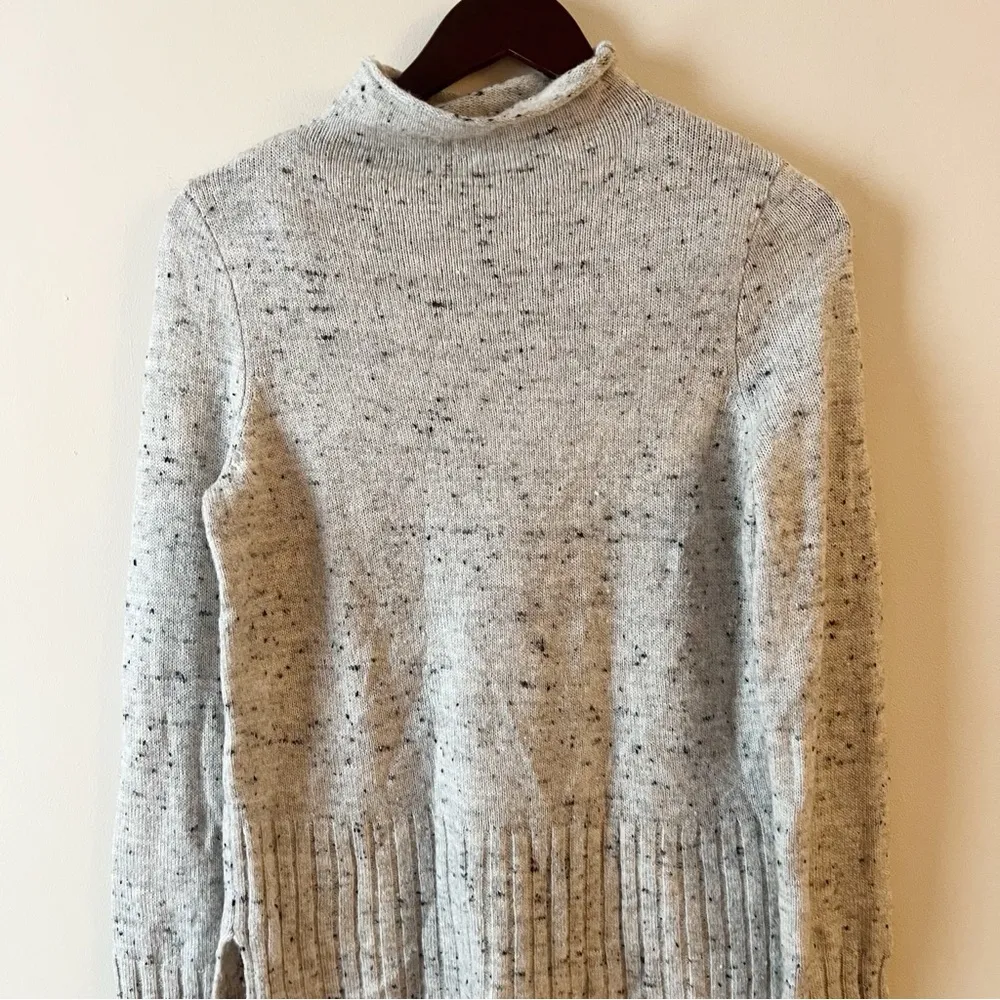 Madewell Donegal Inland Gray Coziest Yarn Turtleneck Sweater K5410 EUC Small - Image 3