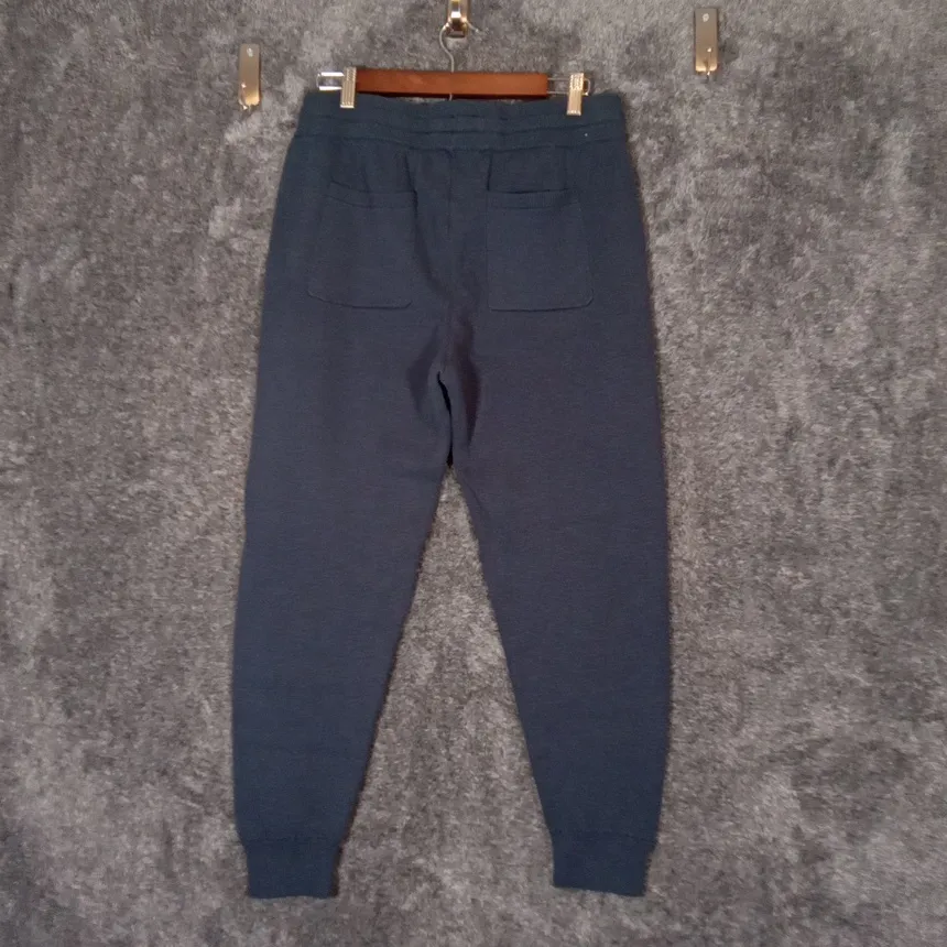 Madewell Telluride Jogger Sweater Pant In Dark Baltic Womens Small - Image 5