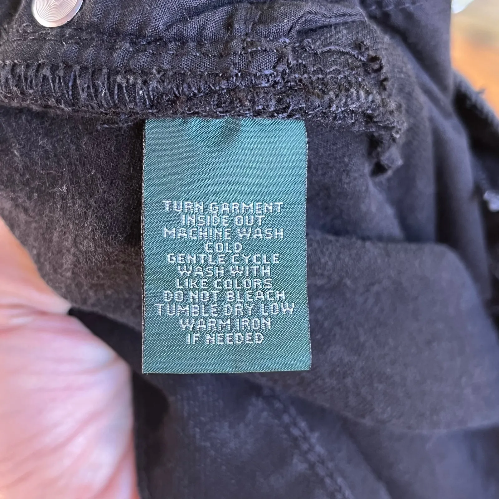 Lauren Ralph Lauren Women's Vintage Black Wash Straight Leg Jeans Size 16W - Image 8