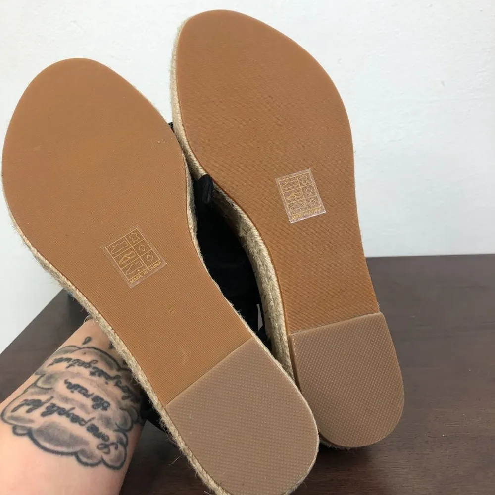 NEW House of Harlow 1960 X Revolve Joey Sandal in Black Women's Size 8 - Image 4