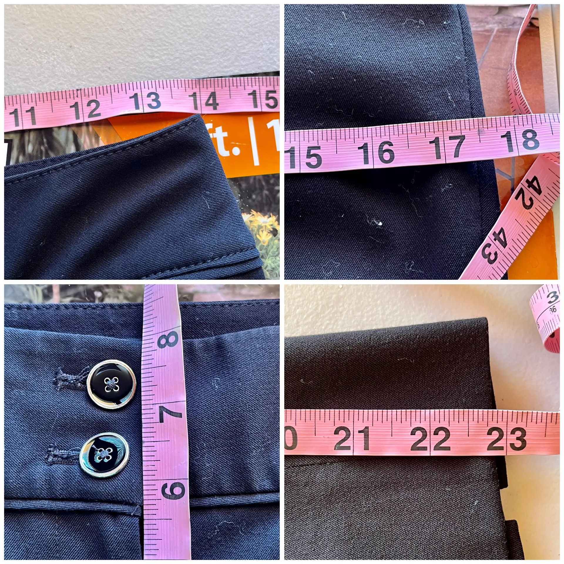 Women’s White House Black Market Legacy Black Capri Pants Size 0 - Image 6