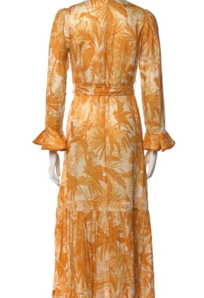 new zimmermann Mae linen maxi dress - Image 8