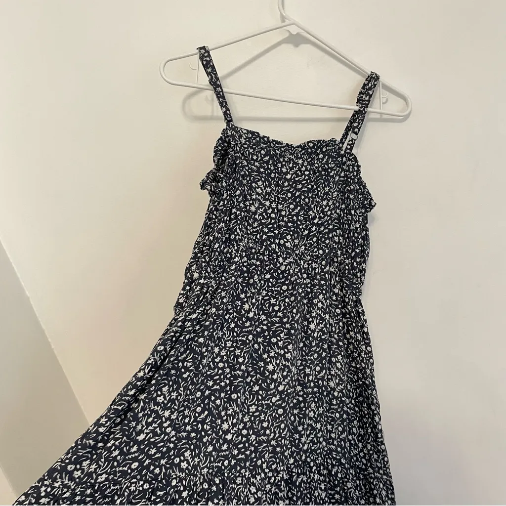 UNIVERSAL THREAD Sleeveless Square Neck Button Front Tiered Midi Dress Floral XS - Image 14