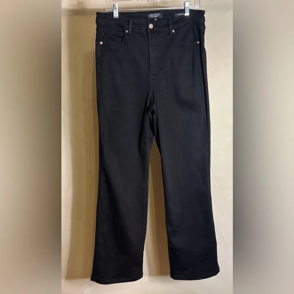 Judy Blue Women’s High Waist Tummy Control Straight Fit Stretch Jeans|Skze:15/32 - Image 15