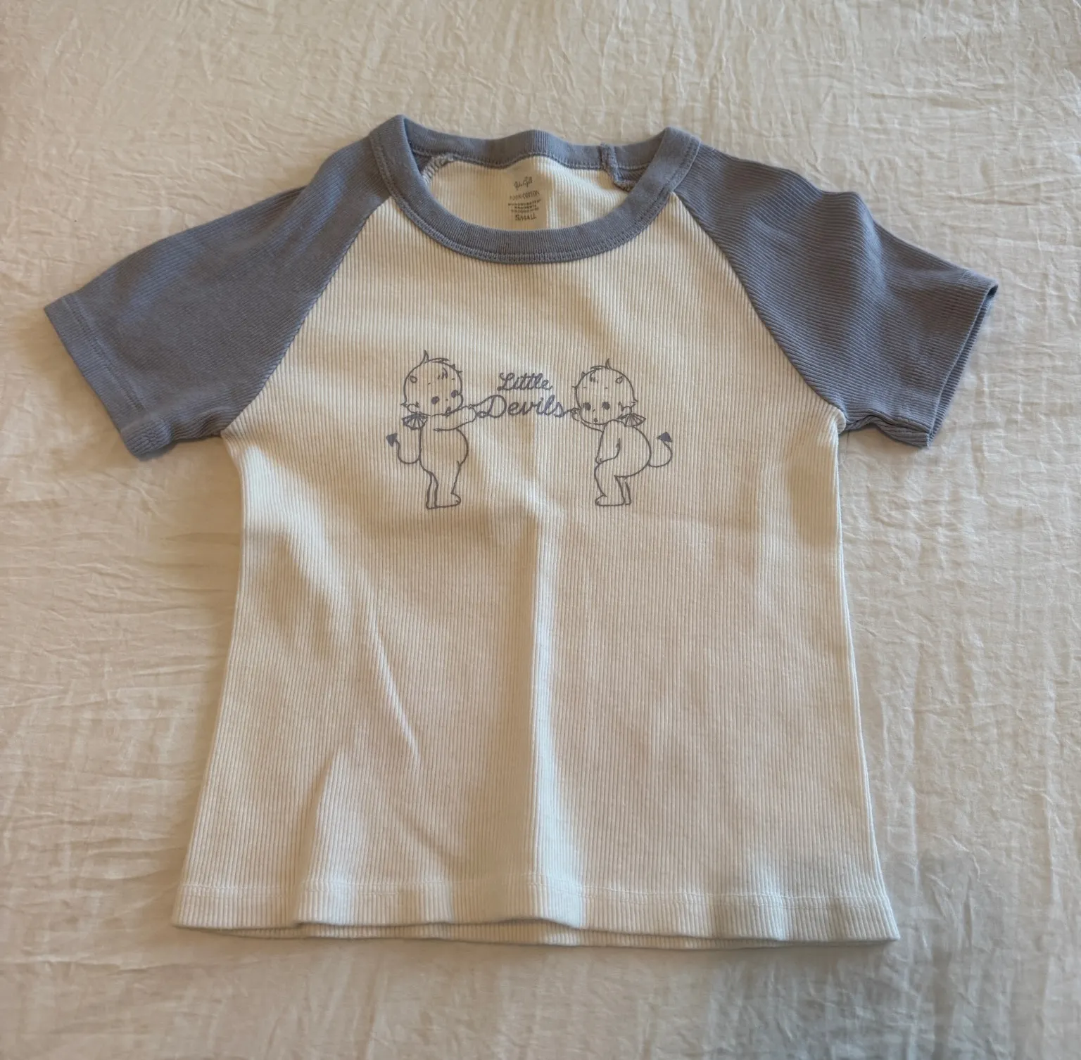 John Galt Baby Brandy Melville Tee Angel - Image 1