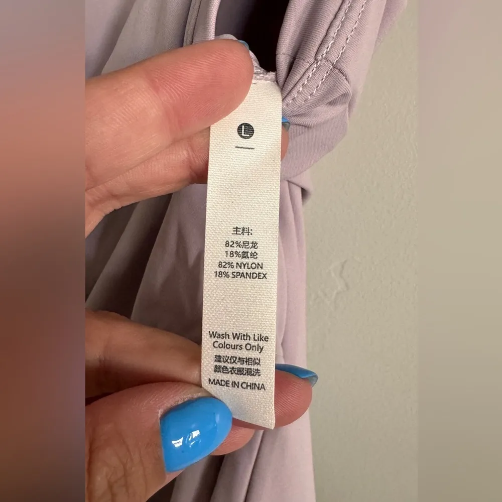 Halara Sleeveless Cut Out Tie Back 2-Piece Pocket Mini Yoga Activity Dress large - Image 10