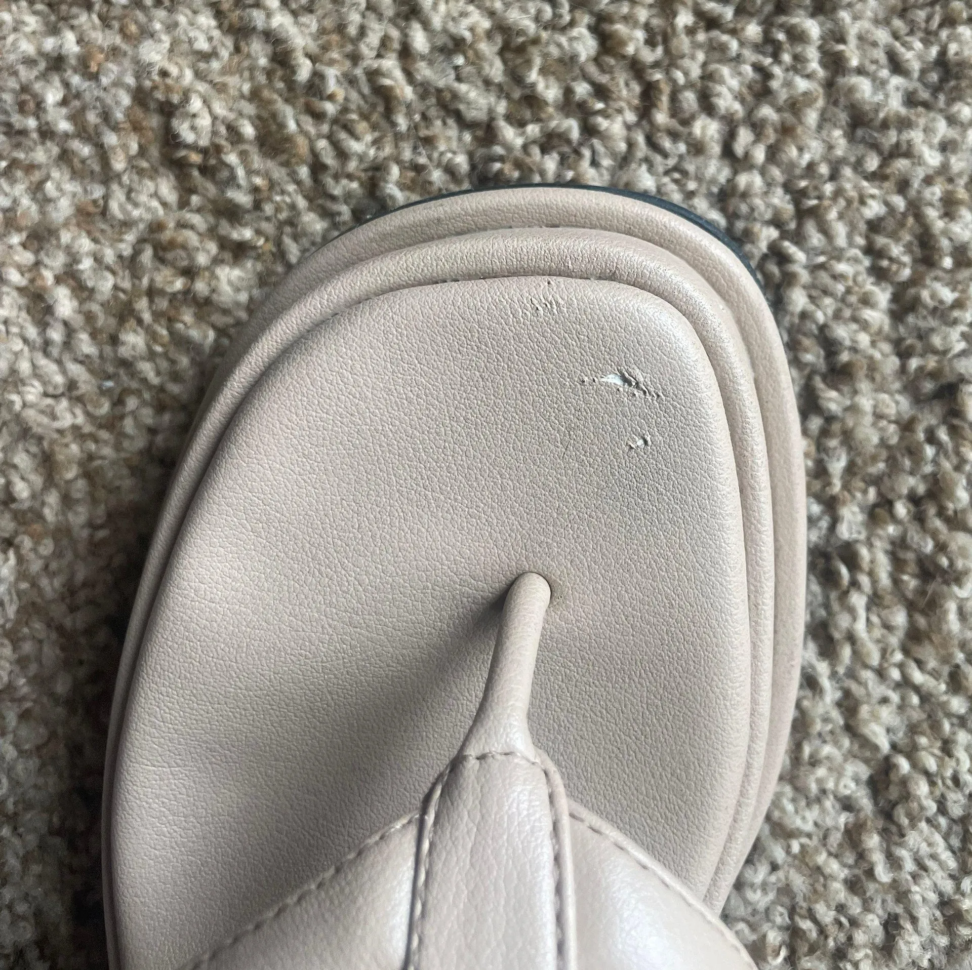 Nude Platform Sandals - Image 3