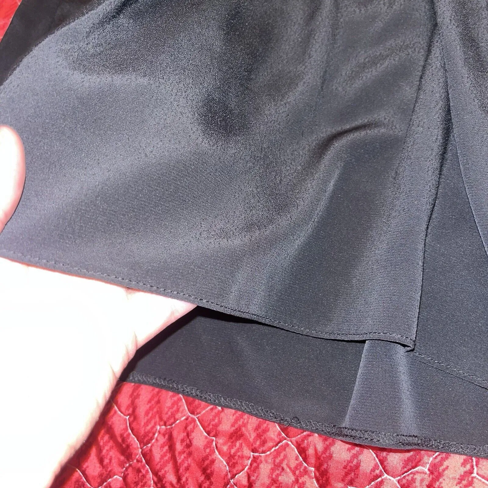 Topshop Women's Midi Dress UK 10 US 6 Black 100% Polyester A-Line - Image 2