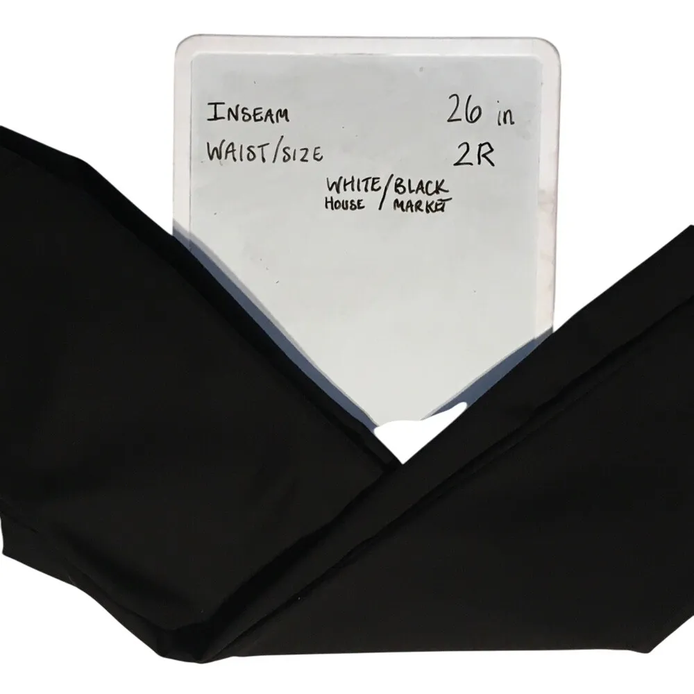 White House Black Market - perfectform - Slim Ankle 2R - Black straight leg pant - Image 3