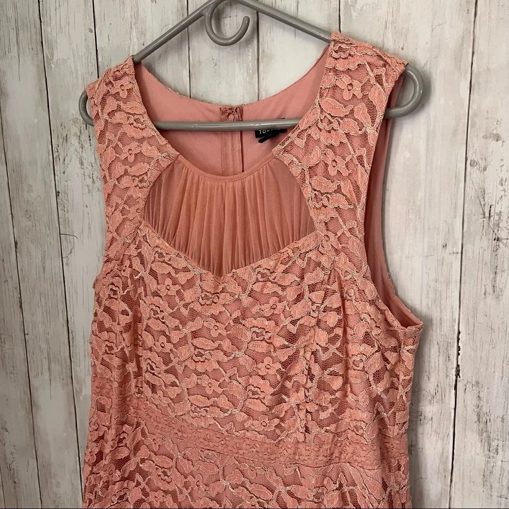Torrid Pink Lace Dress - Image 3