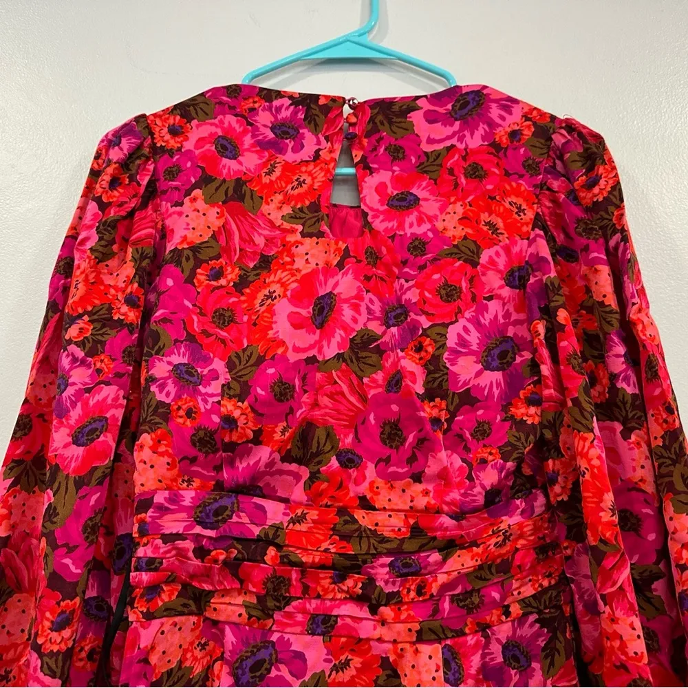 For Love & Lemons Lauren Floral Long Sleeve Dress Small S - Image 5