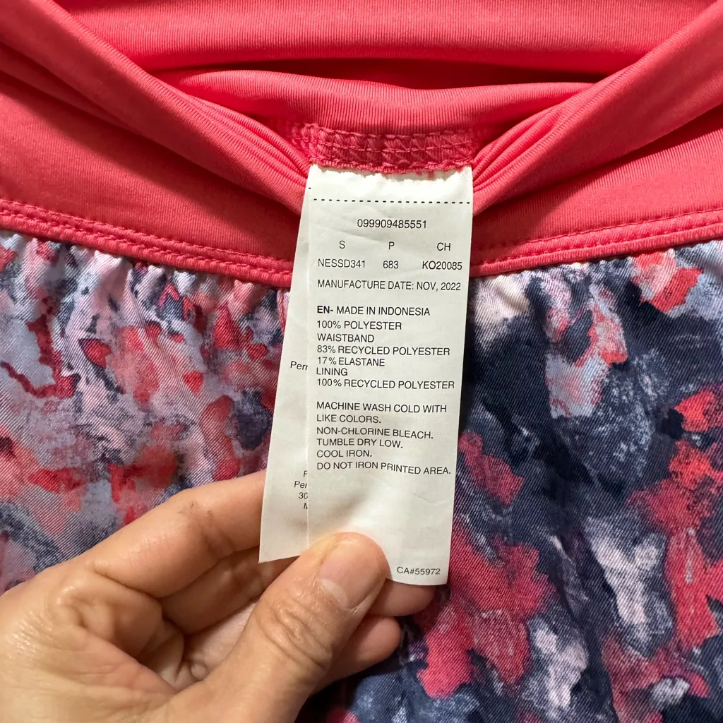 Nike Women's‎ Solid Element Swim Board Shorts Pink/blue size S - Image 3