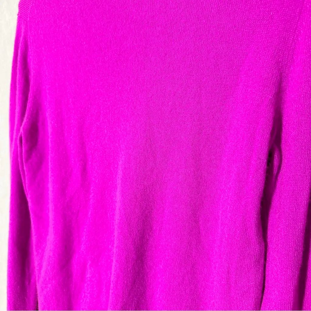 Antonio Melani Women’s 100% Cashmere Round Neck Sweater Longsleeve in Pink L - Image 8