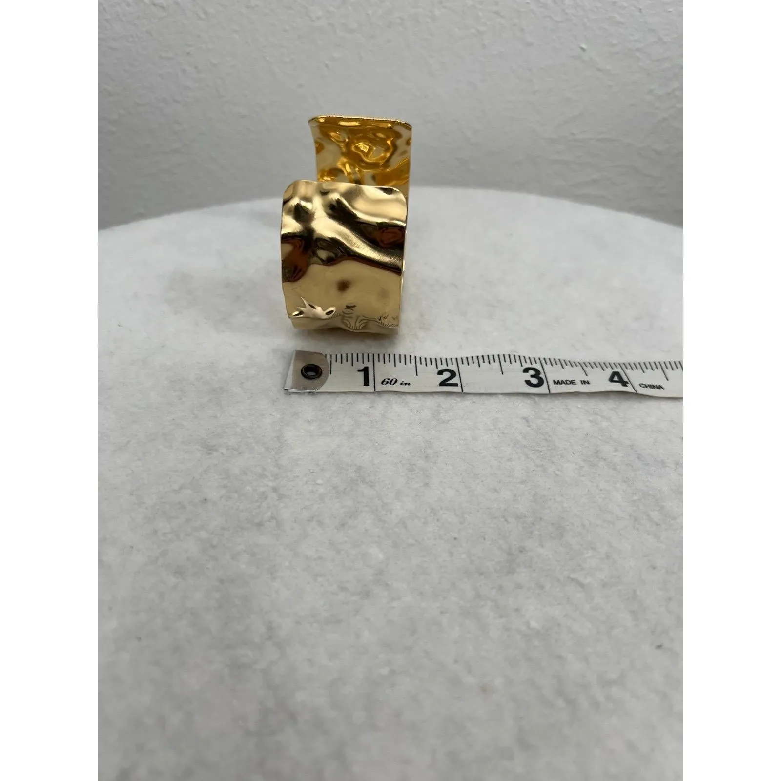 Vintage Style Roman Style Stainless Steel 18K Gold Plated Bangle In‎ Bulk - Image 5