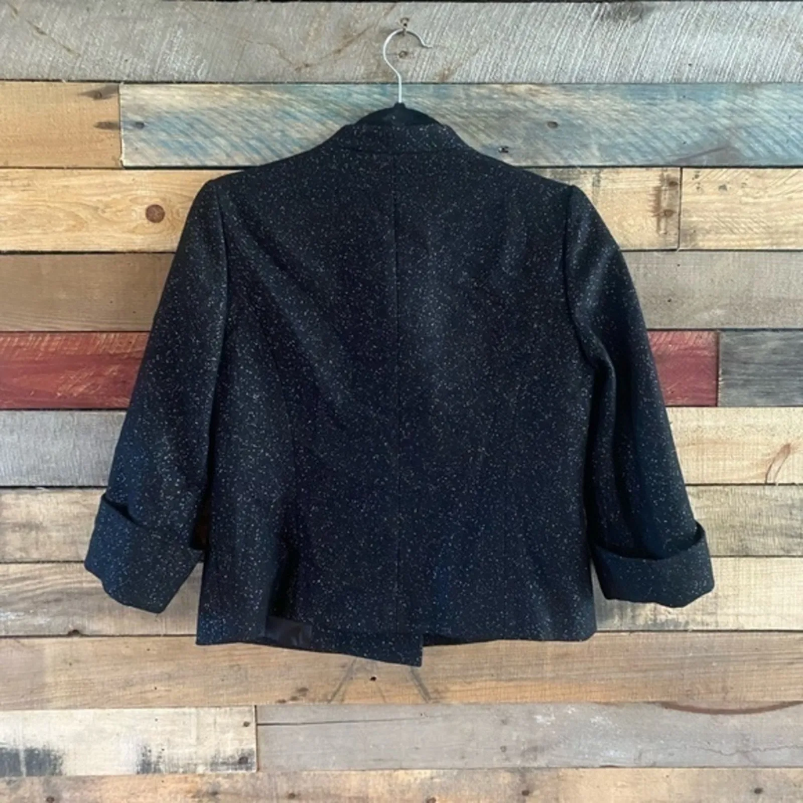 Halogen‎ Black Metallic Jacket Size Small - Image 2