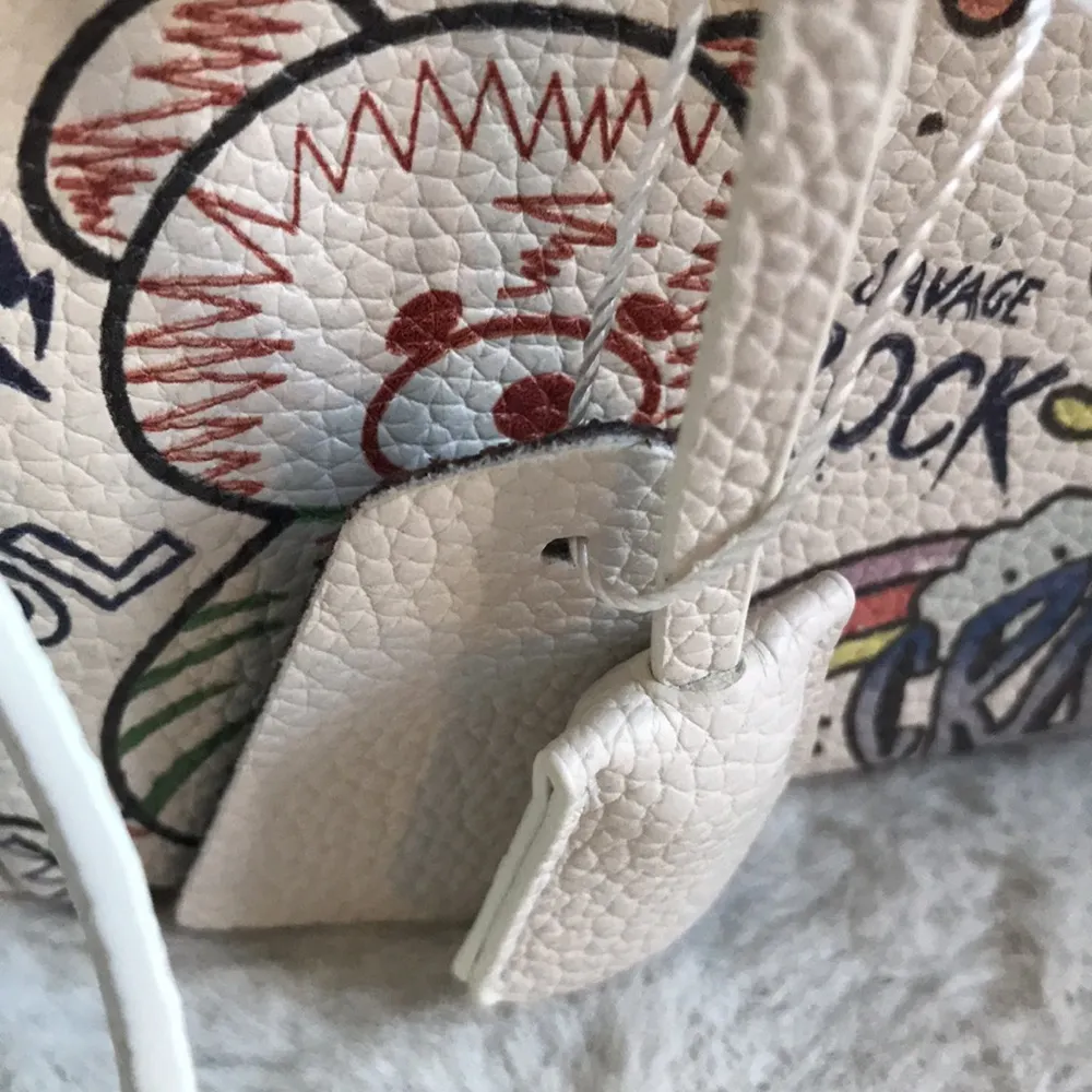 Vegan leather Designer Inspired handbag White - Image 8