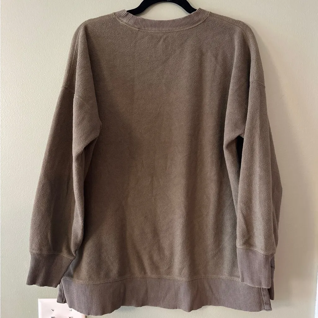 Aerie Split Hem Crewneck Sweatshirt - Image 4