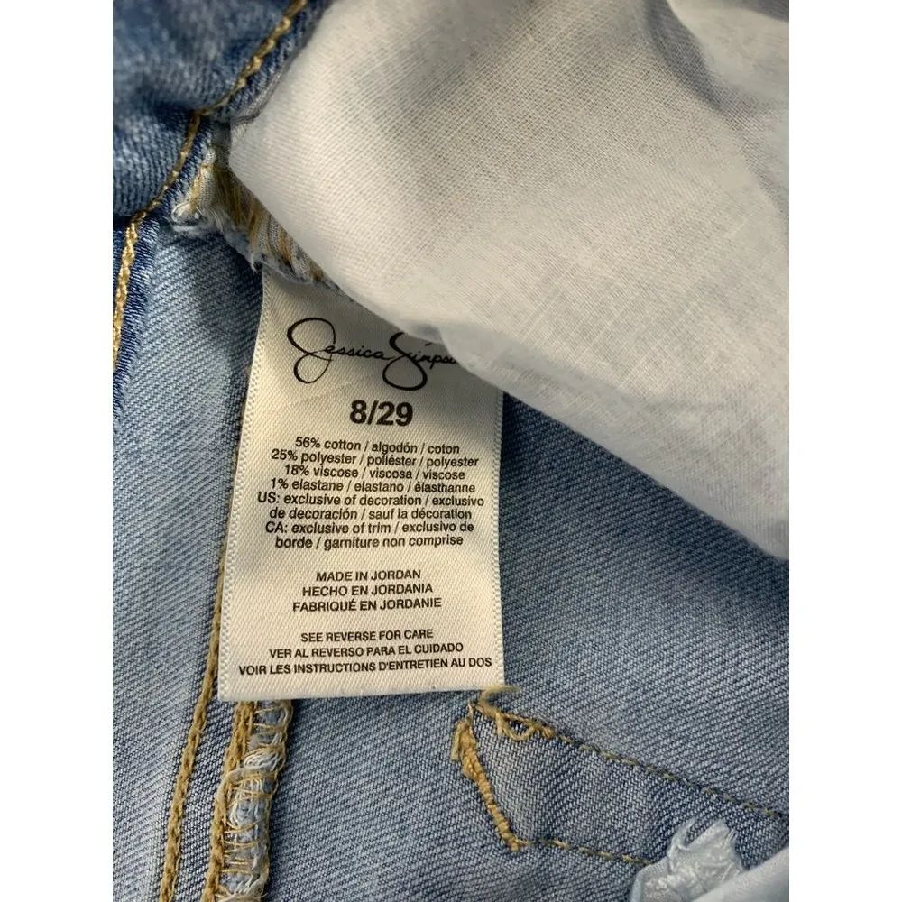 Jessica Simpson Women's Relaxed Skinny Crop Jeans - Image 4