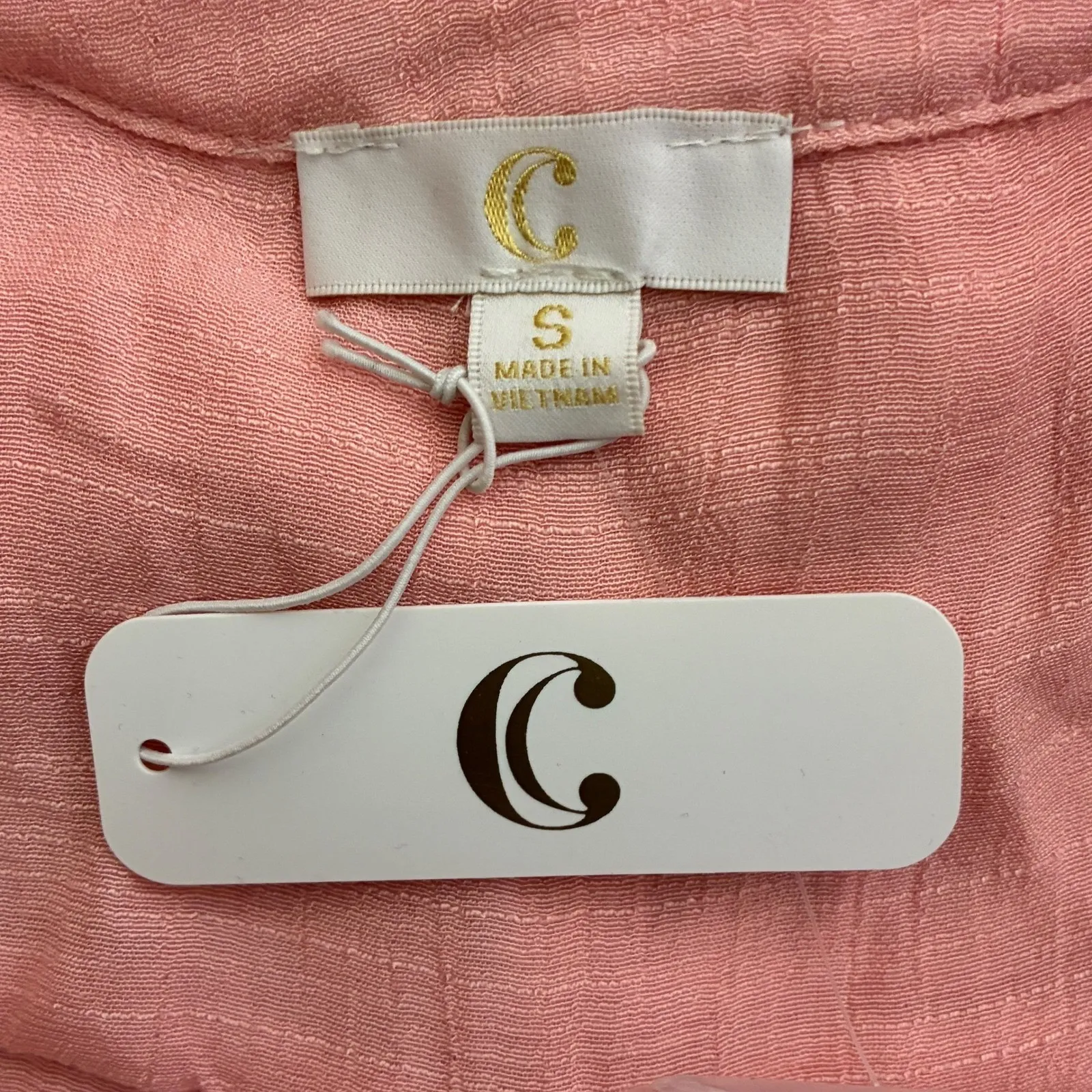 NWT Charming Charlie Womens Beachy Sleeveless Top Size S Pink Coastal Summer - Image 8